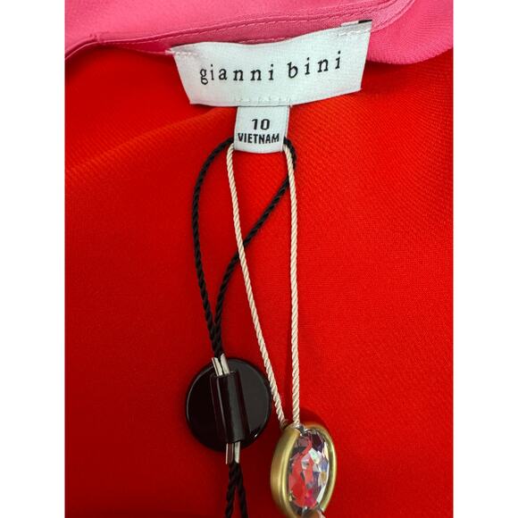 Gianni Bini Pink and Red Mini Dress - Picture 5 of 9